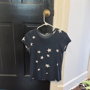 Women’s star print short sleeve tee